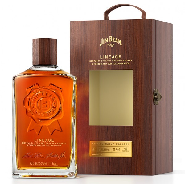 Jim Beam 15 Jahre Lineage Limited Edition 0,7 Ltr. Flasche Vol. 55,5%