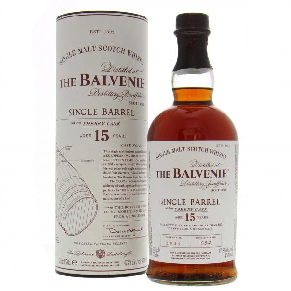 Balvenie 15 Jahre 47,8% Vol. 0,7 Ltr.