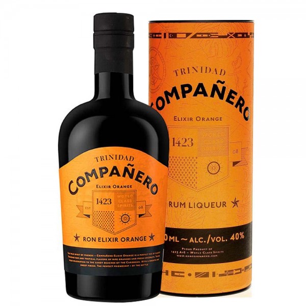 Companero Ron Elixir Orange Rum 0,70 Ltr. Flasche, 40% Vol.