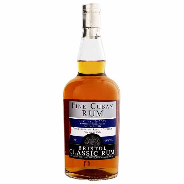 Bristol Cuban Rum Sherry Finish 2003/2016 43% Vol. 0,7 Ltr. Flasche
