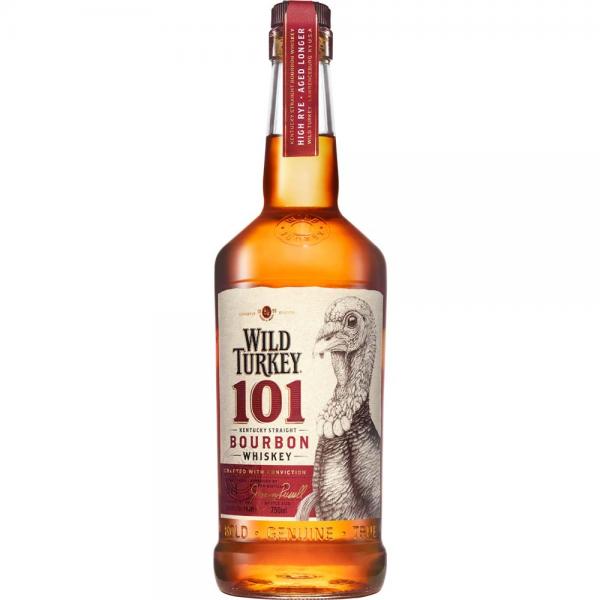 Wild Turkey 101 Proof Bourbon Whisky 50,5% Vol. 1,0 Ltr. Flasche