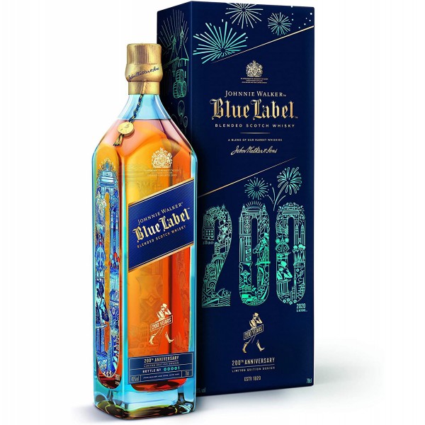 Johnnie Walker Blue Label 200th Anniversary 0,70l Flasche 40% Vol. in limitierter Auflage