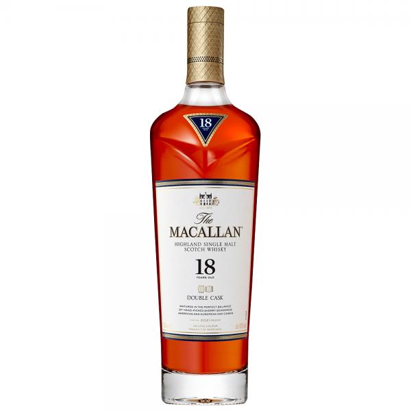 Macallan Double Cask 18 Jahre 43% Vol. 0,7 Ltr. Flasche ohne Geschenkverpackung