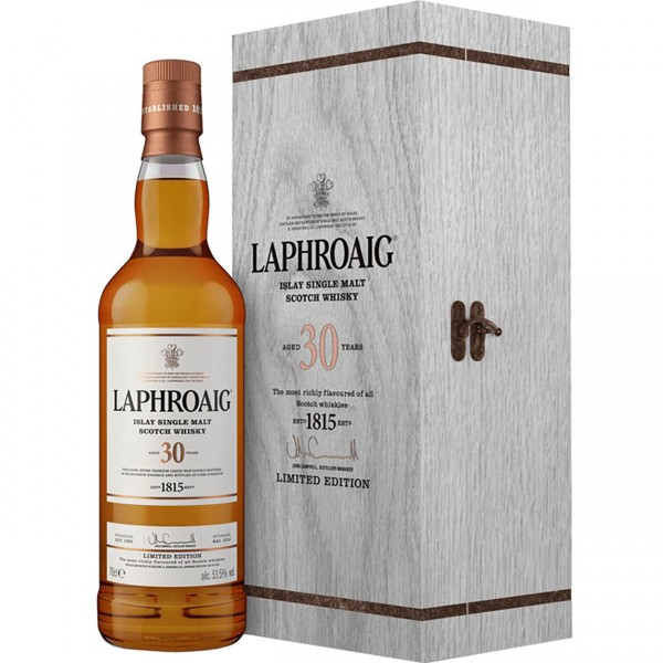 Laphroaig 30 Jahre Islay Single Malt 53,5 % Vol. 0,7 Ltr.