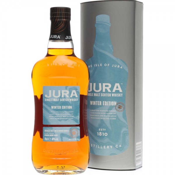 Isle of Jura Sherry Cask Finish Winter Edition 0,7 Ltr. Flasche 40% Vol. Whisky