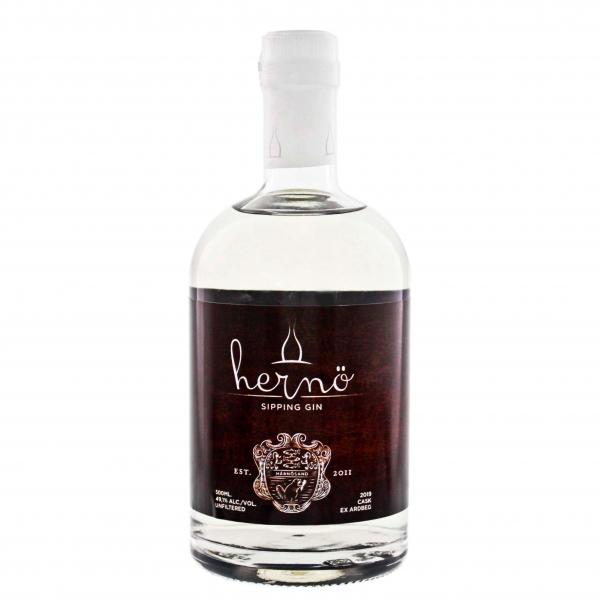 Hernö Sipping Gin No. 1.3 ex Islay Cask 49,1% Vol. 0,5 Ltr. Flasche