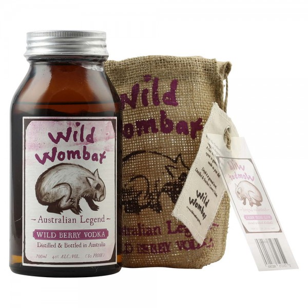 Wild Wombat Australian Legend Wild Berry Vodka 0,70 Liter Flasche 40% Vol.