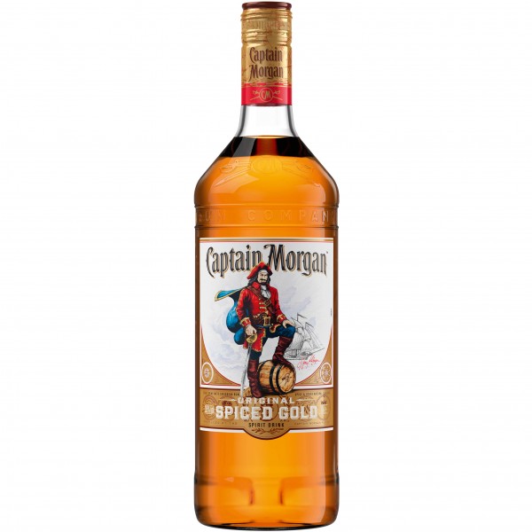 Captain Morgan Spiced Gold 35% Vol. 1,0 Ltr. Flasche