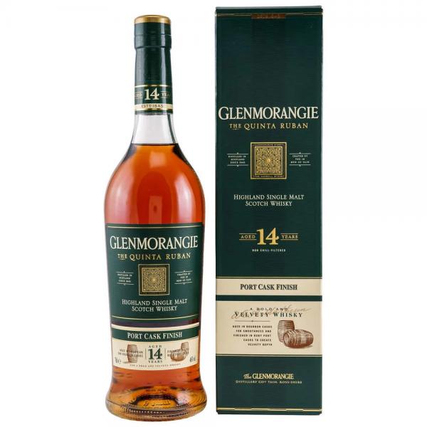 Glenmorangie Quinta Ruban 14 Jahre Port Cask Finish 46% Vol. 0,7 Ltr. Flasche