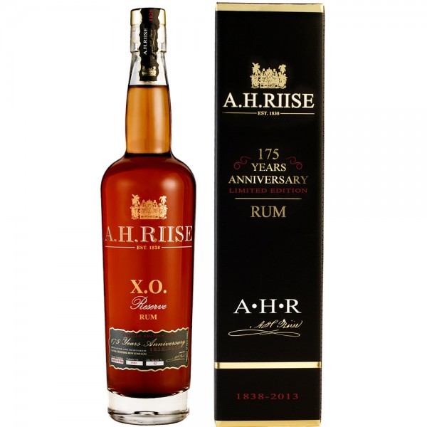 A.H. Riise X.O. Reserve 175 Anniversary 0,7 Ltr. Flasche, 42% Vol.