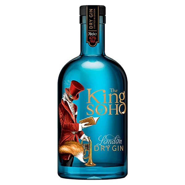 King of Soho Gin 0,70Ltr. Flasche 42% Vol.