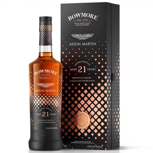 Bowmore 21 Jahre Aston Martin Masters' Selection 51,8% Vol. 0,7 Ltr. Flasche