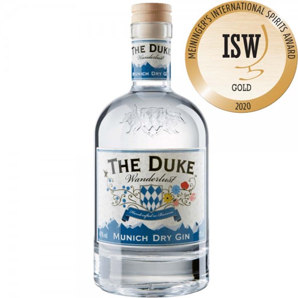 The Duke Wanderlust Gin MINIATUR 0,05 Ltr. Flasche, 47% vol.