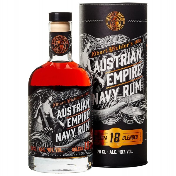 Austrian Empire Navy Rum Solera 18 Jahre 0,70 Ltr. 40% Vol.