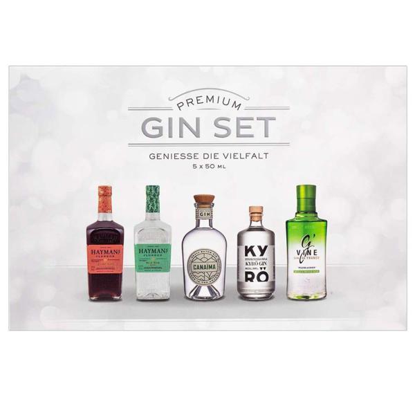 Gin Tasting Box Premium 5 Gins 0,25l