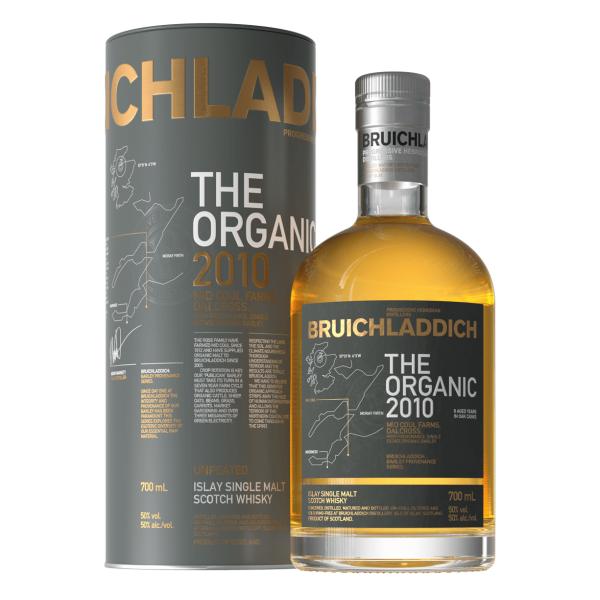Bruichladdich The Organic 2010 50% Vol. 0,7 Ltr. Flasche