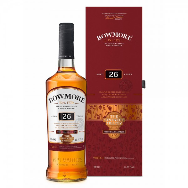 Bowmore 26 Jahre French Oak Barrique The Vintner's Trilogy 0,70l 48,7% Vol. Whisky