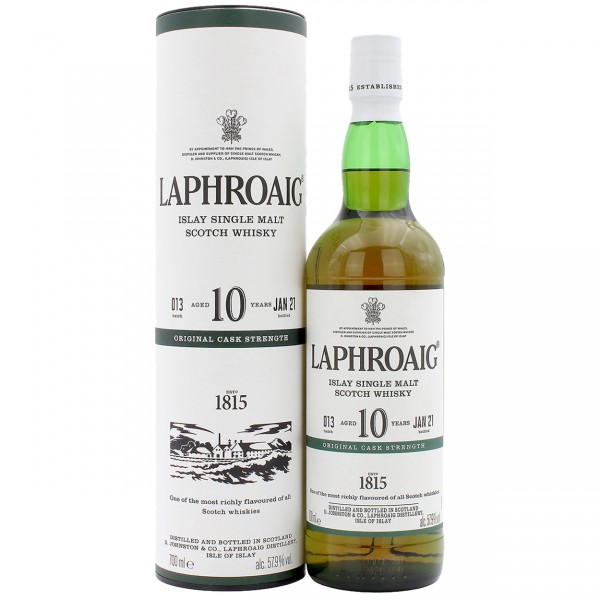 Laphroaig 10 Cask Strength Batch #13 0,70 Ltr. Flasche Vol. 57,9% Whisky